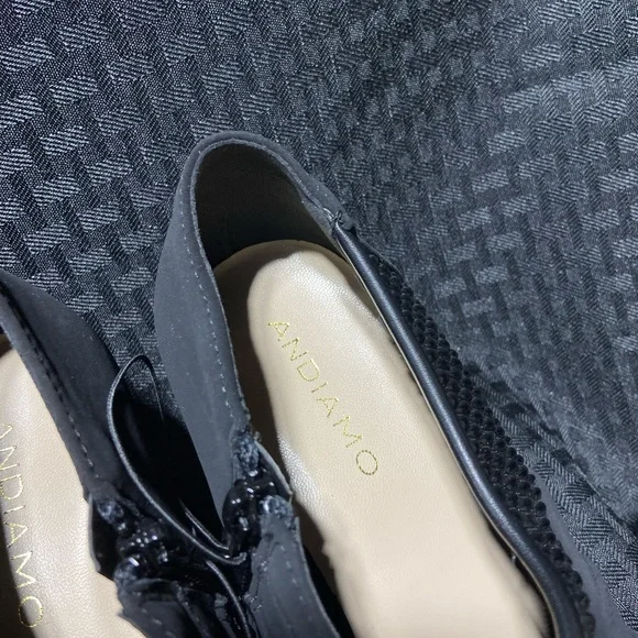 Andiamo Chic Black Women's Heels NWT - Picture 3 of 6